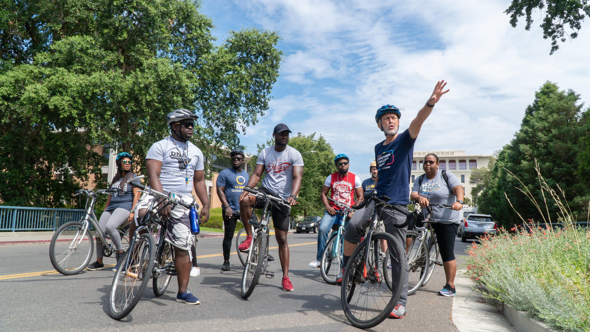 Mandela Fellow bike tour