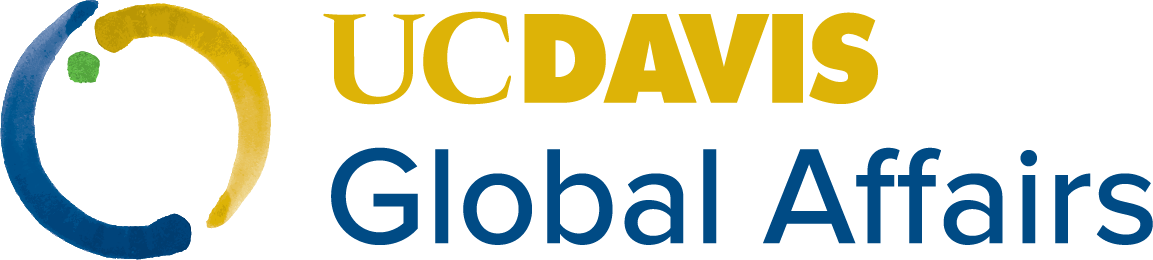 UC Davis Global Affairs with icon