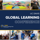 Global Learning Conference graphic with conference images